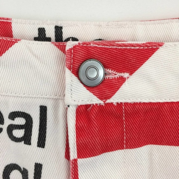 Coca Cola Denim Jean Shorts Size Medium High Waist - Picture 3 of 7